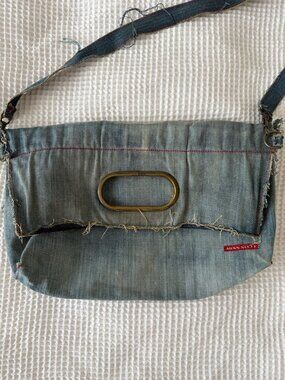 RARE Vintage Miss Sixty Y2K Denim Clutch with Strap